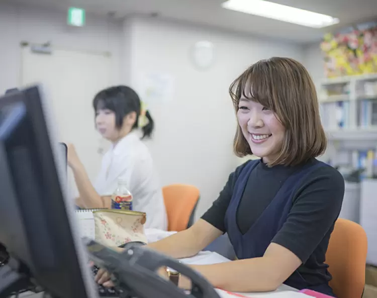 笑顔あふれる社内が魅力です！