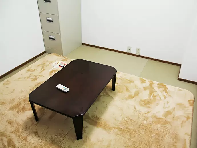 オフィスも少しずつ改装中♪最近は女性限定の休憩室（畳）が完成しました！