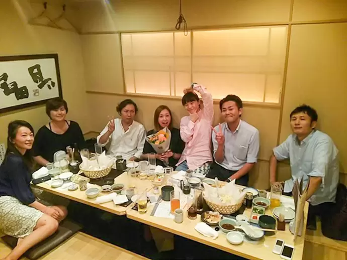 月に一度は行ける社員で食事会を開いています♪これも定期的に行っているイベントの一つです！