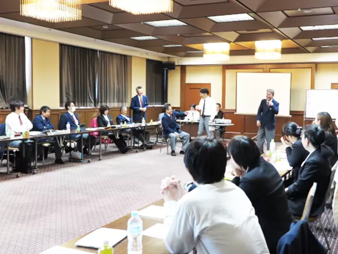 全社員研修のほか、入社時研修なども実施。社員それぞれの成長をしっかりとサポートしています。