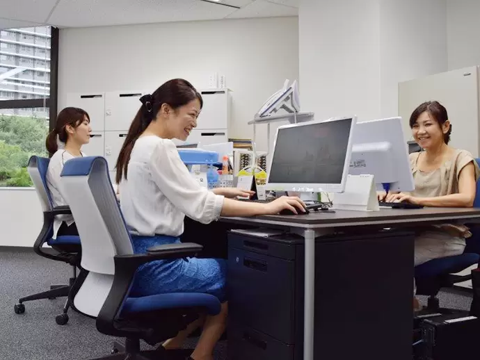 会社全体の6割が女性。働きやすい環境が自慢です！