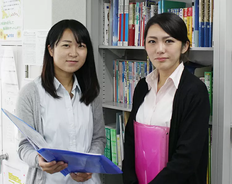 入社後、分からないことは先輩社員が丁寧にお教え致します♪