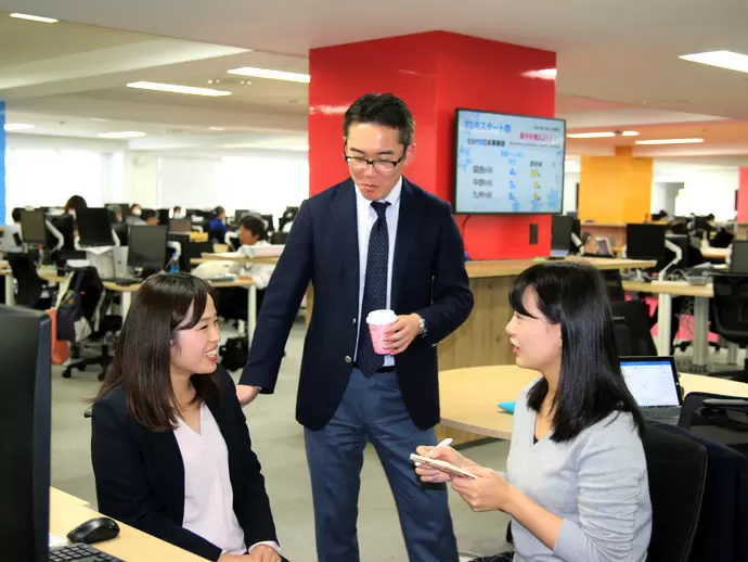 社歴に関わらずコミュニケーションが活発でフラットです！
