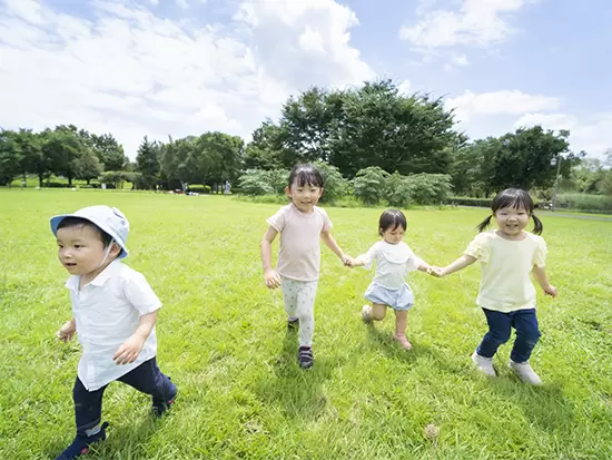 当園では0歳～5歳の縦割り保育を行っています！