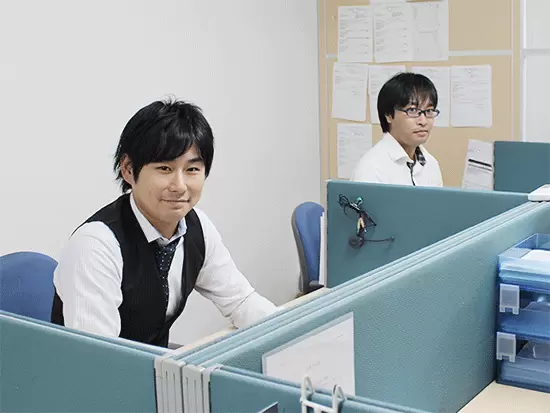 快適に働けるオフィス環境があります。