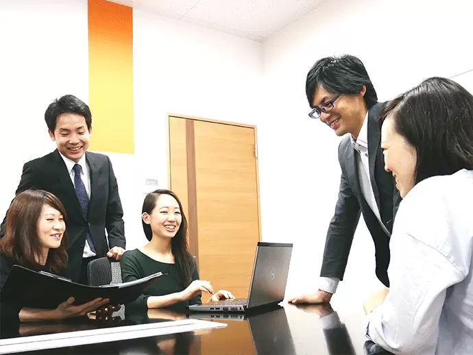社員同士の距離が近く、コミュニケーションが盛んです！