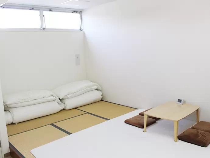 ｡:+*女性専用の休憩室*+:｡シャワールムームや仮眠用の布団などもありリラックスできる空間です♪