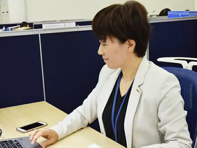 自らの長所を伸ばす営業スタイルも働きやすい理由のひとつ。自由なワークスタイルも社員から好評です。
