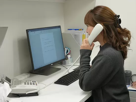 入社後も周りがサポートするので安心して業務を覚えていくことができます♪