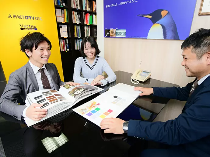 大阪支店は20～30代が中心！相談や質問などもしやすい環境ですよ！