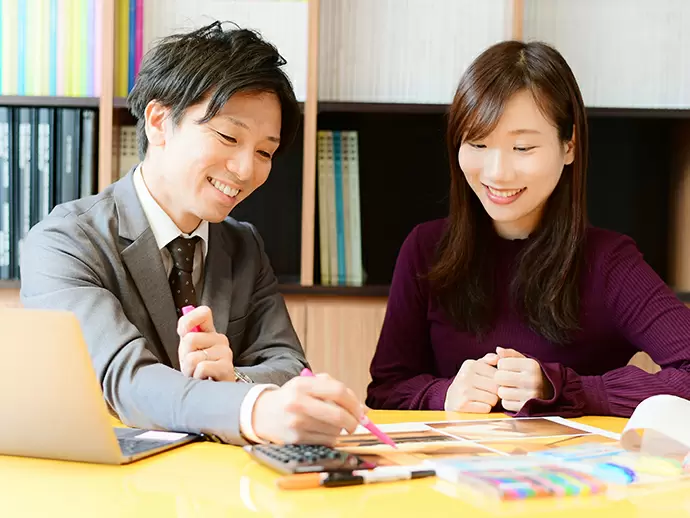 建築やインテリアなどに興味がある方は楽しんで働ける環境ですよ！