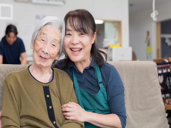 笑顔で対応することで、利用者様も自然と笑顔になり、心地良い職場環境が築けています。