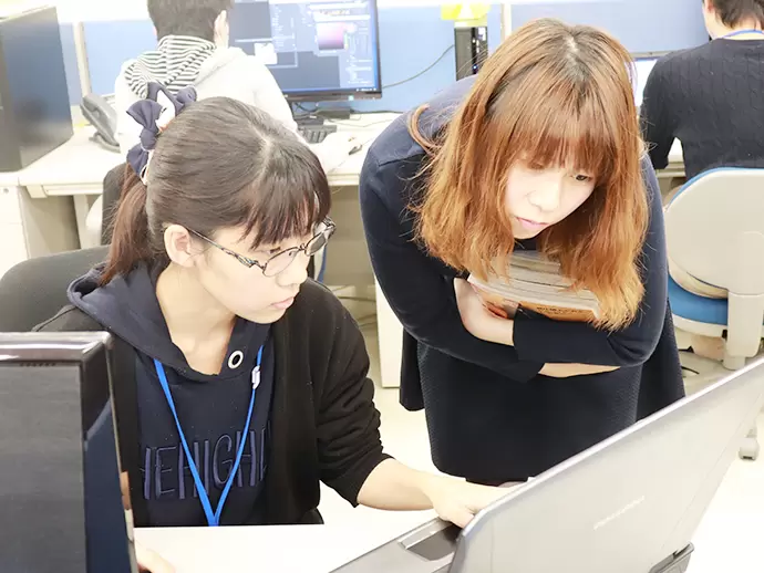 わからないことは先輩に気軽に聞ける雰囲気なので心配いりません。