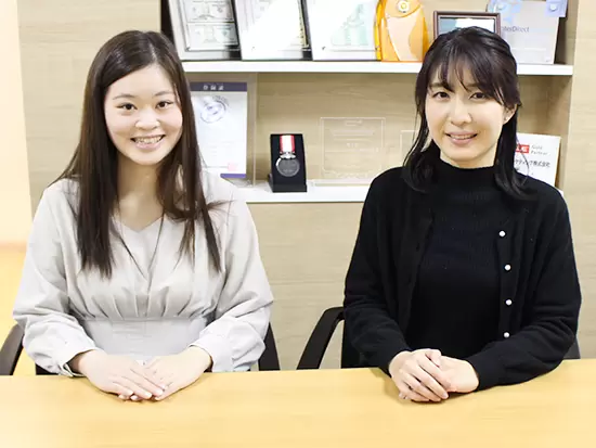 社内の雰囲気はいたってフラット。わからないことは何でも周りに相談できます。
