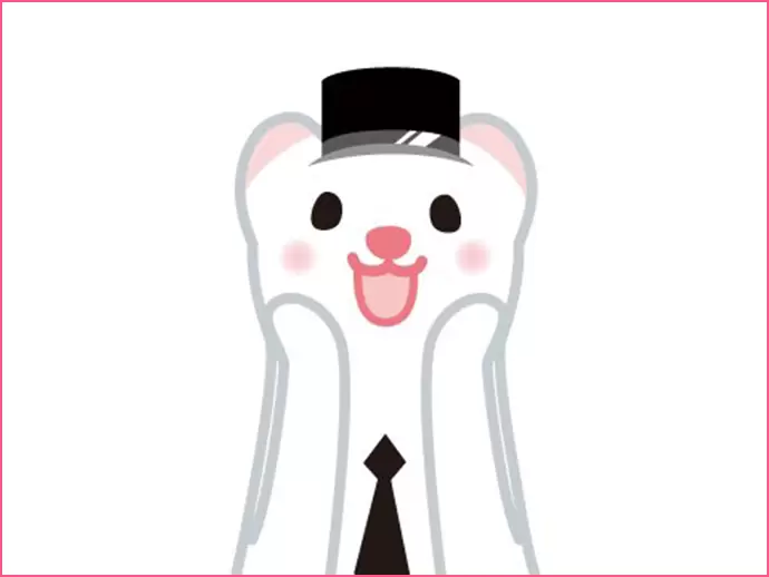 イメージキャラクターのおこじょのごじょごじょくん。LINEスタンプも発売中です♪