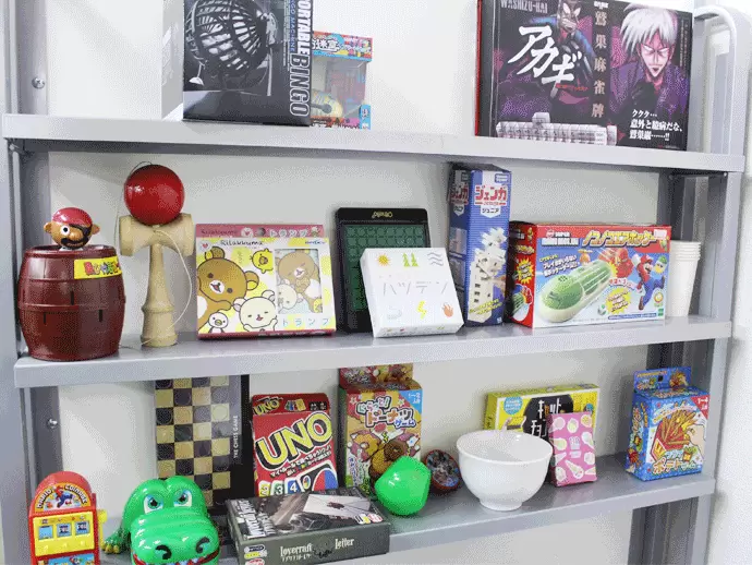 社内には色々なゲームがたくさん。休憩や頭をリフレッシュしたい時にはぴったりです！