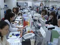 オープンな雰囲気のオフィスです。