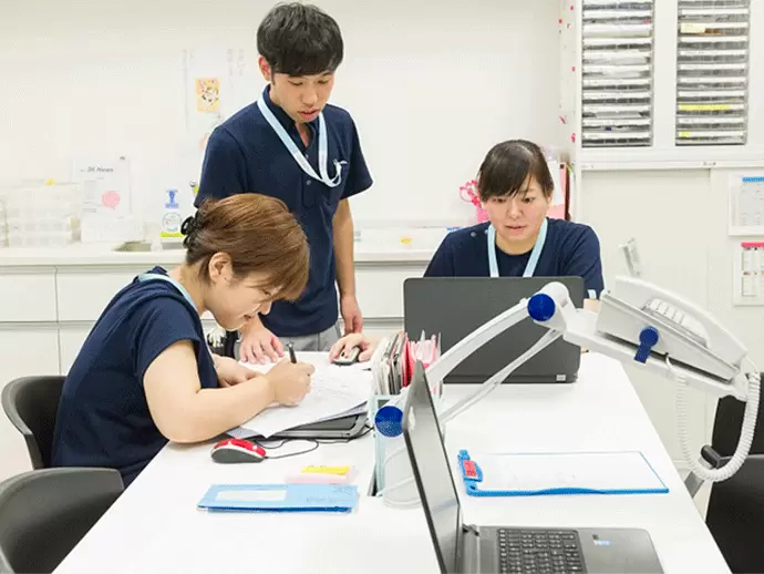 スタッフ同士のコミュニケーションも活発です！