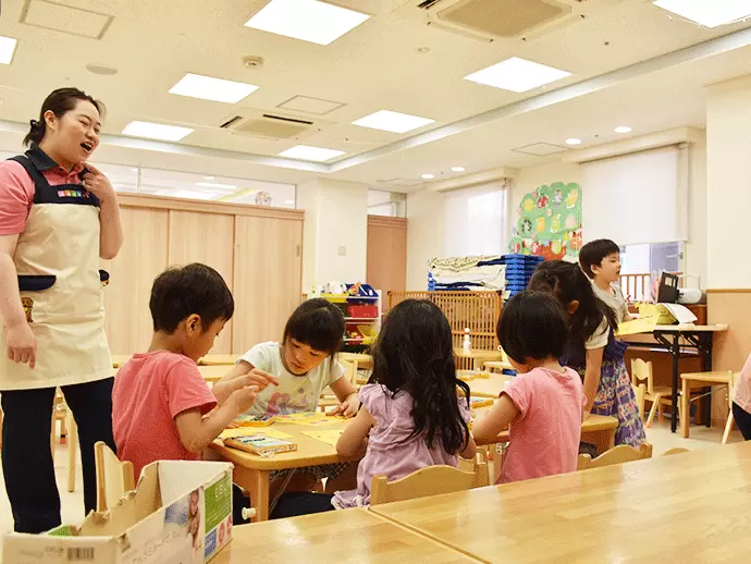 子どもたちも保護者の方も、そしてスタッフもみんなが笑顔になれる空間づくりを心掛けています◎
