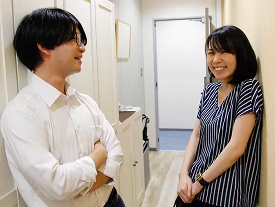 社内には20～40代のメンバーが活躍中！