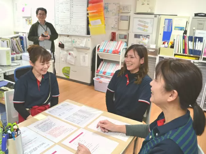 仕事のことからプライベートのことまで何でも話せる関係性です♪