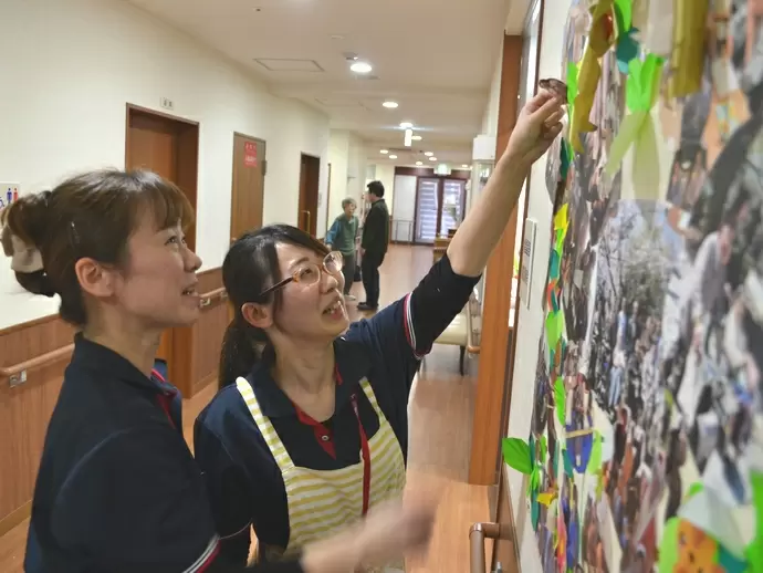 イベントを考えたり、施設の装飾を考えたり、みんなで協力しながら行っています♪