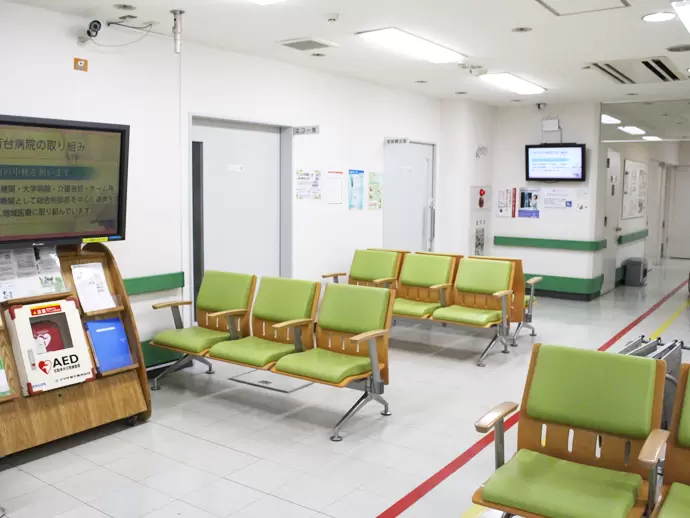 病棟や施設内は、いつも清潔で心地よい空間を保っています。