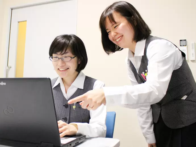 先輩や上司がしっかりサポートしますので、プロフェッショナルを目指せます。