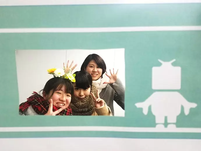 自由な社風が特徴。こんな写真も撮っちゃう会社です！