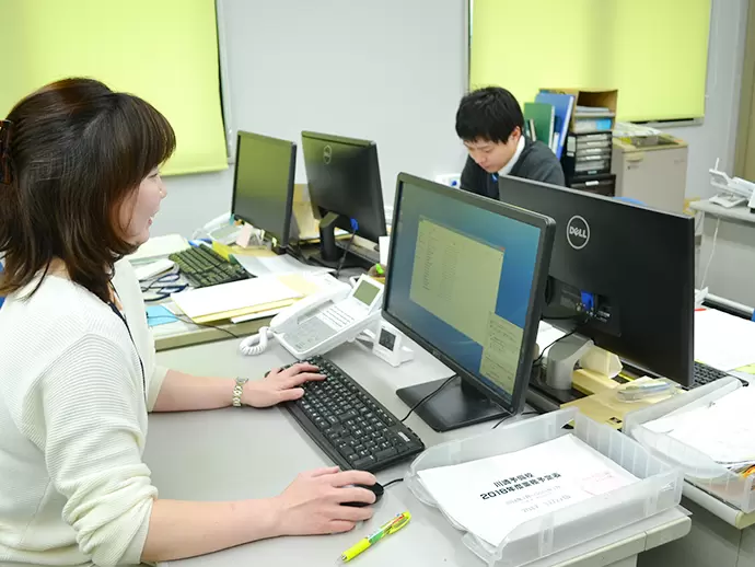 20～30代の若手が社内の中心メンバー♪