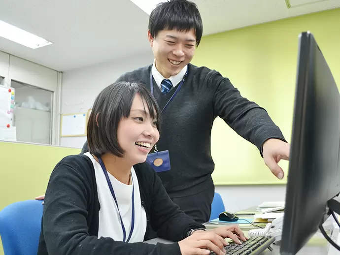 分からないことは気軽に質問できます♪