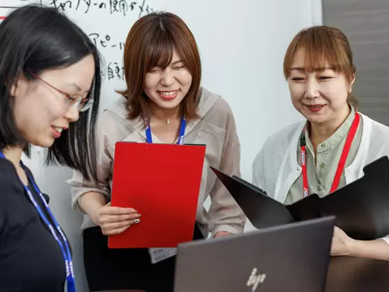 充実した教育制度で、未経験の方でも安心してチャレンジできる環境があります！