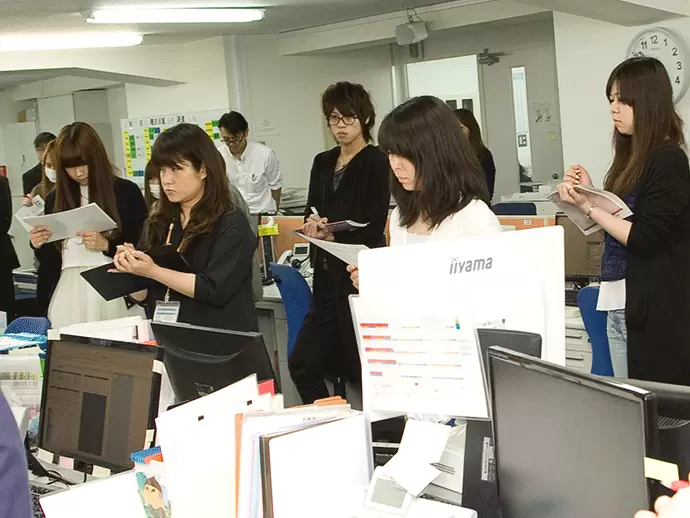 女性社員の比率が多く、女性が働きやすい職場となっています♪