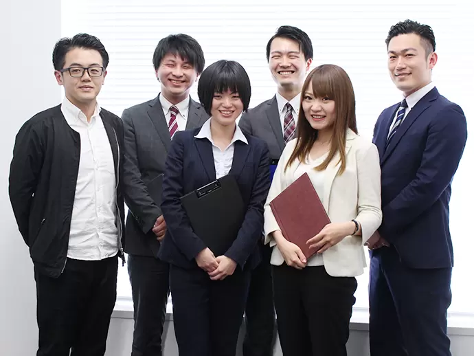 20代・30代の若手社員が活躍中！ほとんどが未経験スタートなので馴染みやすいことも魅力です！