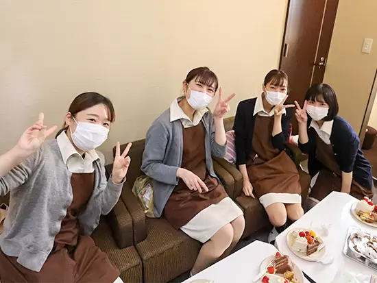 20代の若いメンバーが在籍中！以前はランチなどもみんなで取っていました◎