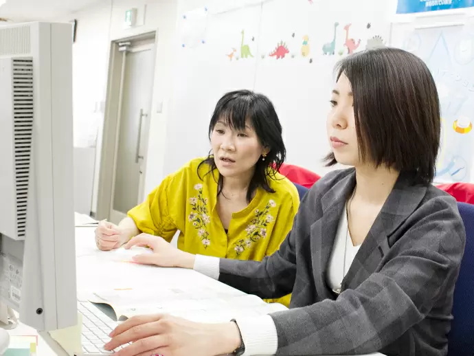 分からない事や困ったこともスグに確認できるので、新しく入社される方もご安心を！