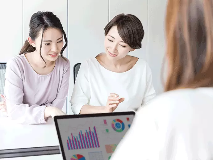 お互いをフォローし合える仲間がいます。