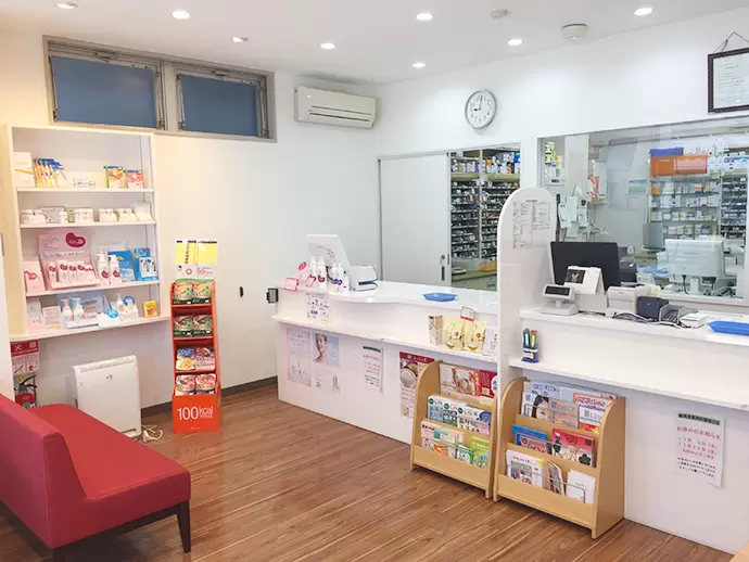 キレイな店内。医療事務と薬剤師さんの連携もバッチリです♪