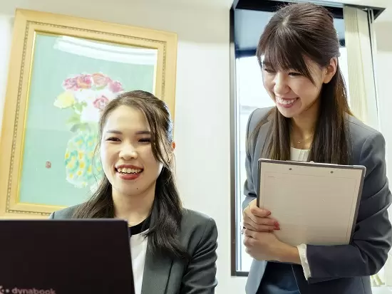 少数だからこそ何でも相談でき、質問や意見がしやすい環境です。