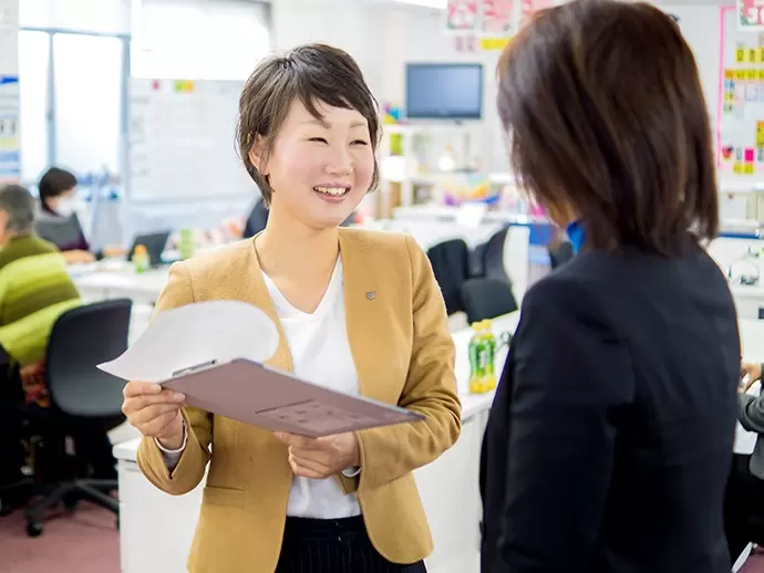 未経験からでも安心してご活躍いただけるようにしっかりフォローします。