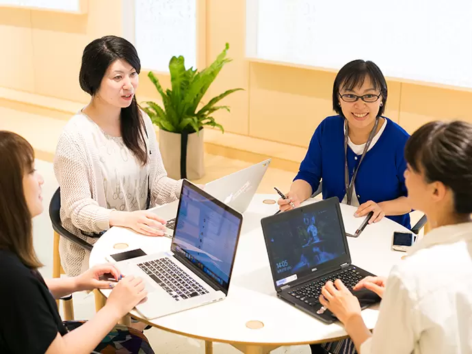 女性社員が多く活躍している当社。成長している企業で自身と共に成長しましょう！