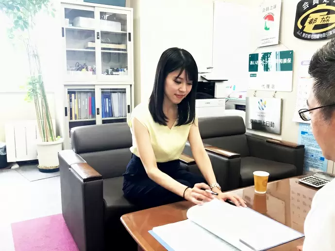 社内でお客様とお打ち合わせも行います