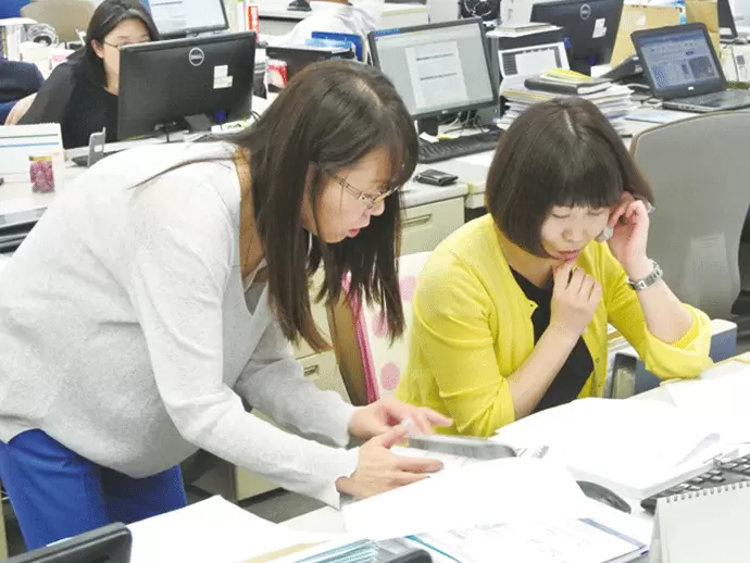 社内でのコミュニケーションが重要。活発な雰囲気にあふれる会社です。