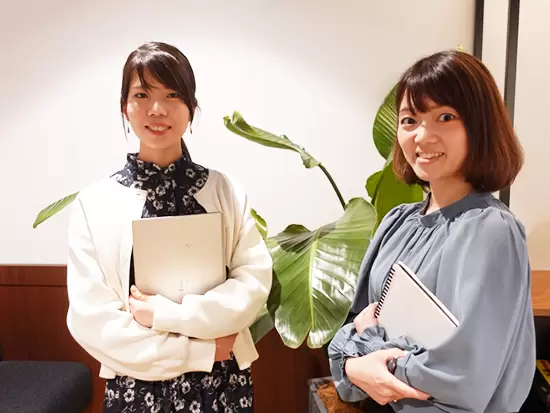 女性スタッフも多数活躍中！同年代も多いのでスグに馴染めると思います。