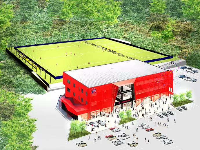 【当社実績】スポーツを通じて社会を豊かにするというビジョンのもと展開する「いわきFCクラブハウス」
