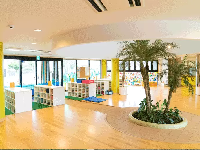 こちらは「習志野台幼稚園」。キッズデザイン賞を受賞しました。