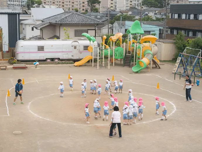幼稚園では運動会、マラソン大会など行事やイベントも盛ん。スタッフ同士、話し合いながら実施しています。
