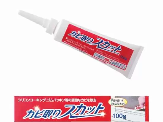 ★カビ取りスカット／シリコンコーキング、ゴムパッキン等の頑固なカビを除去。