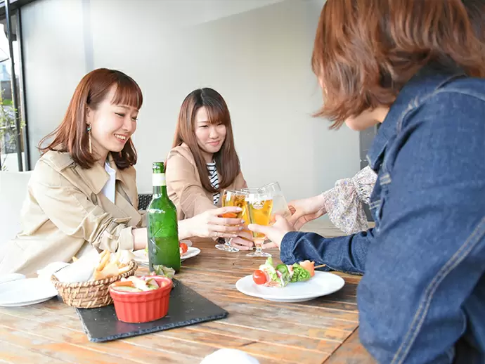 スタッフの健やかな笑顔を守るために。ライフワークバランスへの配慮もしっかりとしています◎
