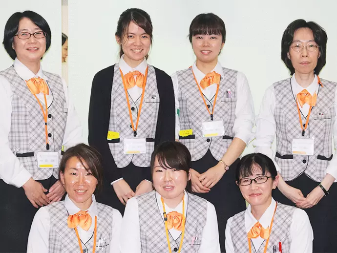 女性社員が90％以上だからこそ、女性の働きやすさに注力しています。